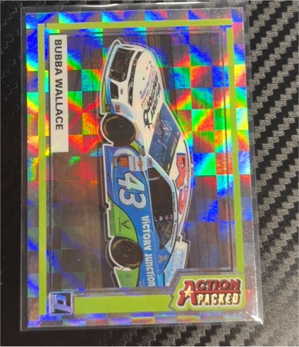 2021 Donruss Action Packed #AP10 Bubba Wallace — front