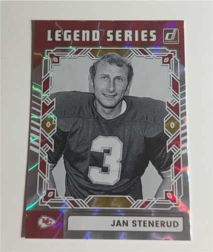 2025 Donruss #TLS-JST Jan Stenerud Legend Series — front