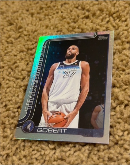 2025-26 Topps #111 Rudy Gobert — front