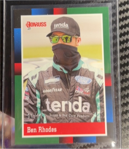 2021 Donruss Racing Retro 1988 #147 Ben Rhodes — front