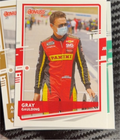 2021 Donruss Racing #86 Gray Gaulding — front