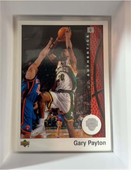 2002-03 UD Authentics #78 Gary Payton — front