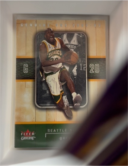 2002-03 Fleer Genuine #22 Gary Payton — front
