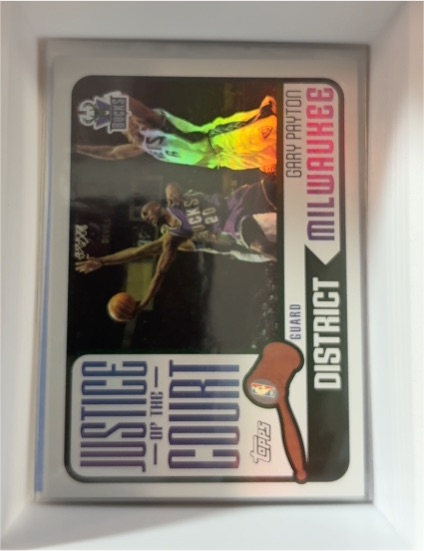 2003-04 Topps Justice of the Court #JC-2 Gary Payton Milwaukee Bucks — front