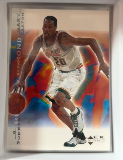 2000-01 Upper Deck Black Diamond #76 Gary Payton — front