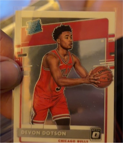 2020-21 Panini Donruss Optic #173 Devon Dotson — front