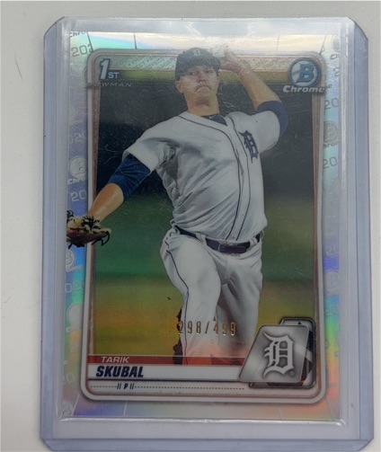 2020 Bowman Chrome Prospects #BCP-108 Tarik Skubal — front
