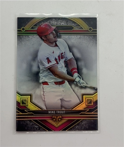 2024 Topps Triple Threads #1 Mike Trout — front