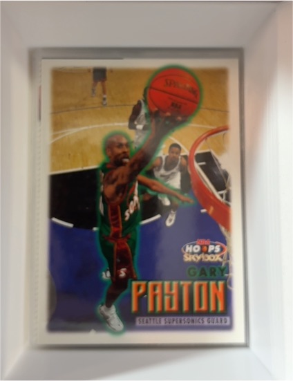 1999-00 Skybox NBA Hoops #25 Gary Payton — front