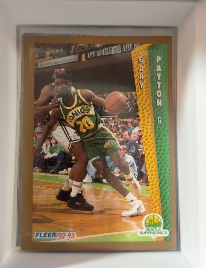 1992-93 Fleer #216 Gary Payton — front