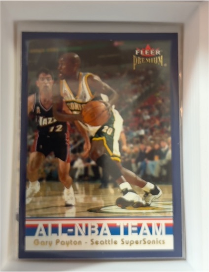 2002-03 Fleer Premium All-NBA Team #9 Gary Payton — front