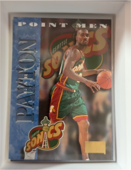 1996-97 SkyBox Premium Point Men #251 Gary Payton Seattle Supersonics — front