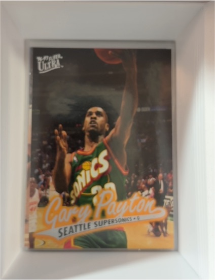 1996 Fleer Ultra #104 Gary Payton Seattle SuperSonics — front