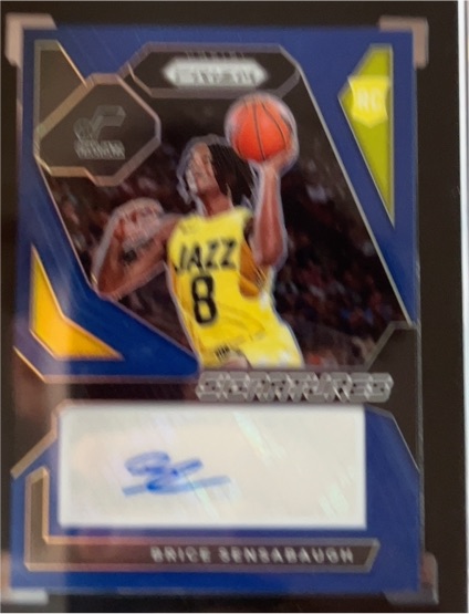 2023-24 Panini Prizm Sensational Signatures #SS-BS Brice Sensabaugh — front