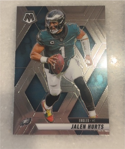 2025 Panini Mosaic #1 Jalen Hurts — front