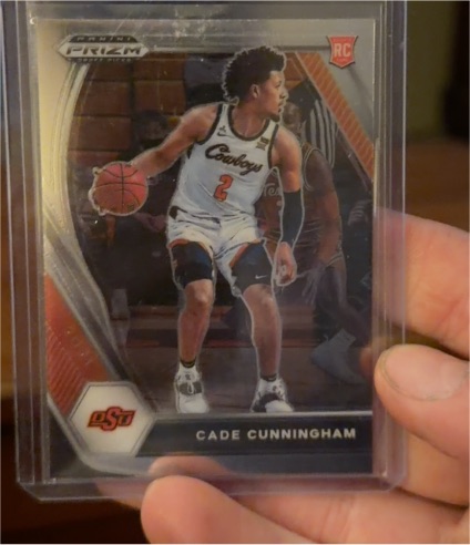 2021-22 Panini Prizm Draft Picks #1 Cade Cunningham — front