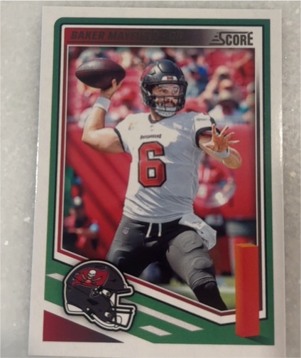 2025 Panini Score #213 Baker Mayfield — front