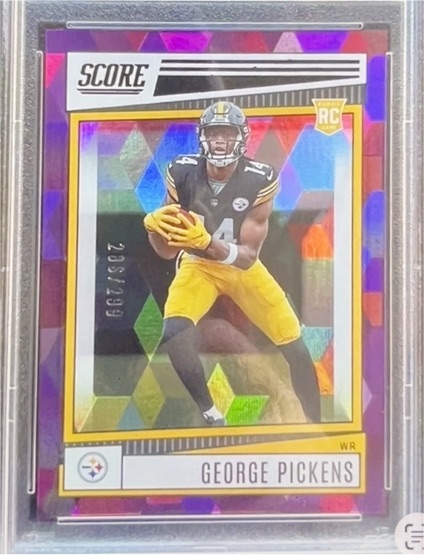 2022 Score #383 George Pickens — front