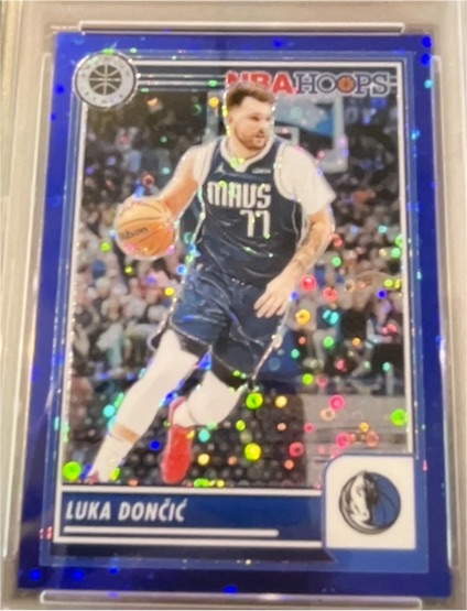 2023-24 Panini NBA Hoops Premium Stock #9 Luka Dončić — front