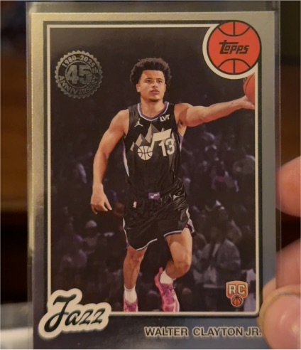2025 Topps 45th Anniversary #80BK-64 Walter Clayton Jr. — front