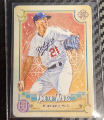 2020 Topps Gypsy Queen #TOD-7 Walker Buehler King of Wands — front