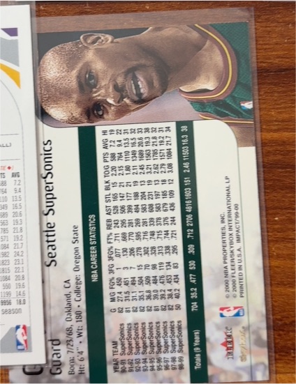 1996-97 SkyBox #149 Gary Payton — front