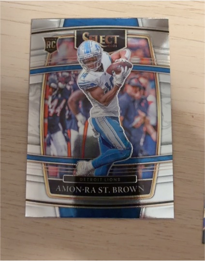 2021 Panini Select #73 Amon-Ra St. Brown — front