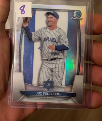 2023 Bowman Chrome #WBC-39 Joc Pederson — front