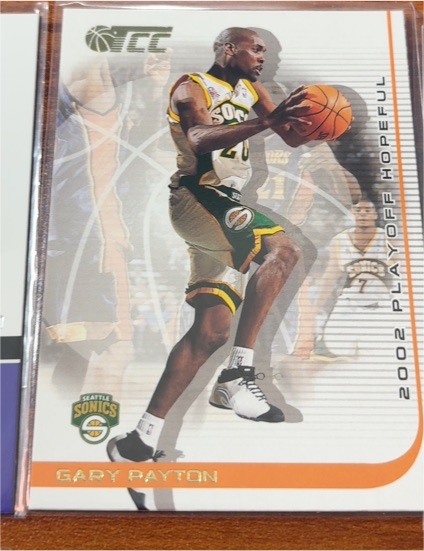 2001-02 Topps TCC #97 Gary Payton — front