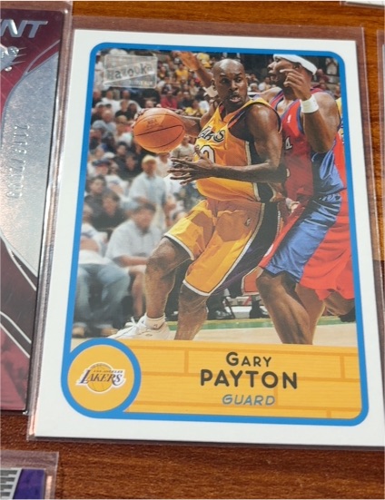 2003-04 Bazooka Mini #180 Gary Payton Los Angeles Lakers — front