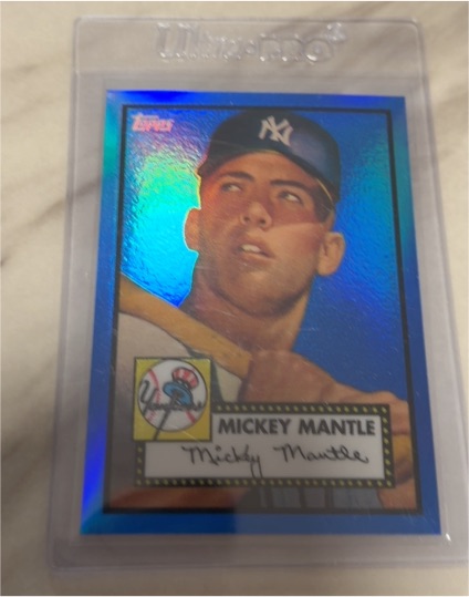 2008 Topps Chrome #MMR-52 Mickey Mantle — front