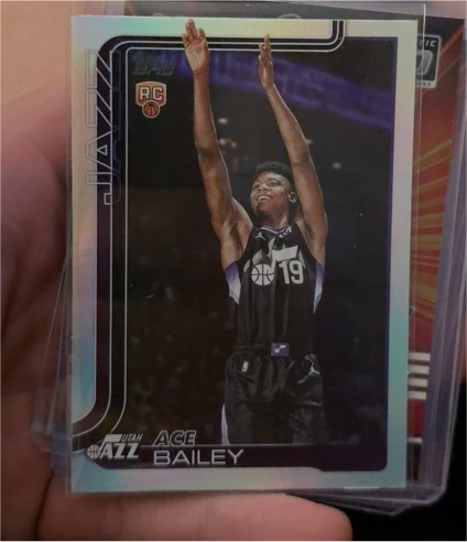 2025 Topps Basketball #205 Ace Bailey — front