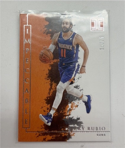 2019-20 Panini Impeccable #57 Ricky Rubio — front