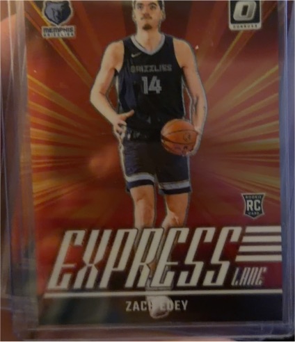 2024-25 Panini Donruss Optic #10 Zach Edey Express Lane — front