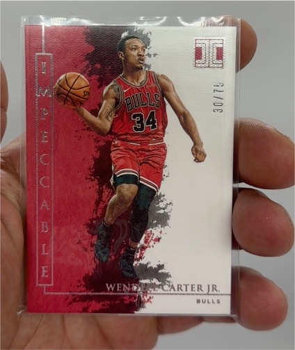 2019-20 Panini Impeccable #47 Wendell Carter Jr. — front