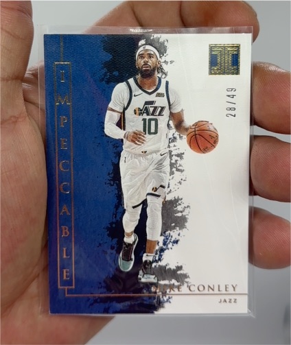 2019-20 Panini Impeccable #56 Mike Conley — front