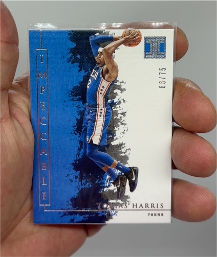 2019-20 Panini Impeccable #59 Tobias Harris — front