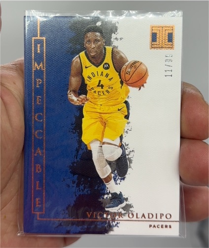 2019-20 Panini Impeccable #80 Victor Oladipo — front
