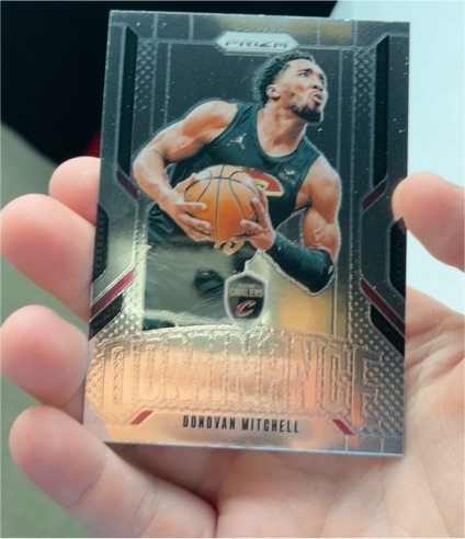 2024-25 Panini Prizm #23 Donovan Mitchell Dominance — front
