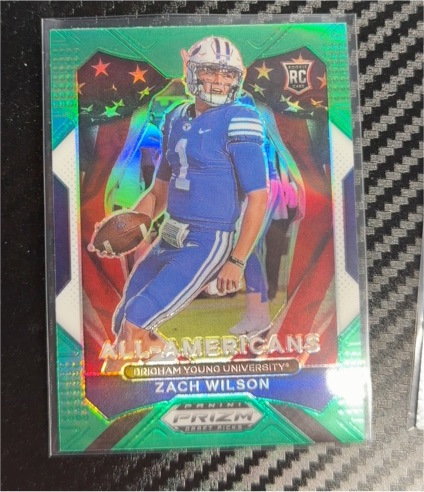 2021 Panini Prizm Draft Picks All-Americans #182 Zach Wilson — front