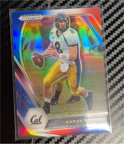 2021 Panini Prizm Draft Picks #15 Aaron Rodgers — front