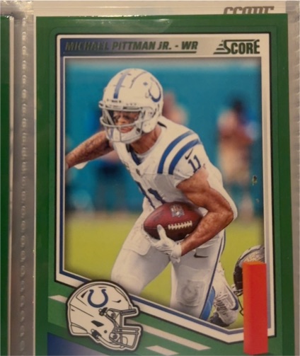 2025 Panini Score #246 Michael Pittman Jr. — front