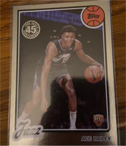 2025-26 Topps Basketball #80BK-54 Ace Bailey — front
