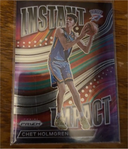 2022-23 Panini Prizm Instant Impact #2 Chet Holmgren — front