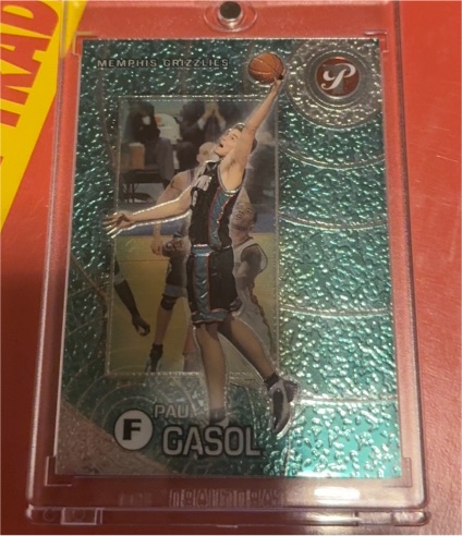 2001-02 Topps Pristine #75 Pau Gasol RC — front