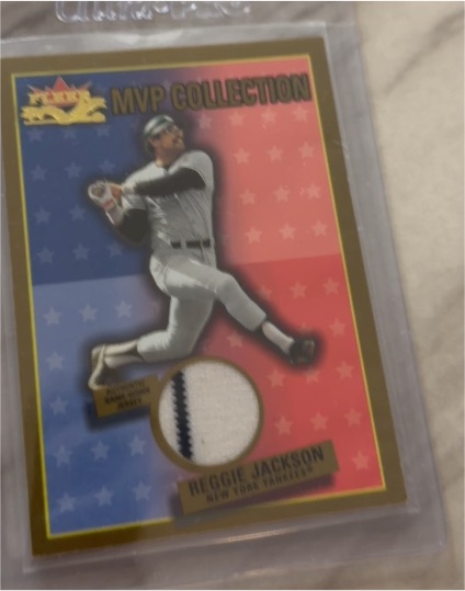 2002 Fleer Fall Classics MVP Collection Reggie Jackson — front
