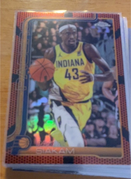 2025-26 Topps Chrome #1 Pascal Siakam — front