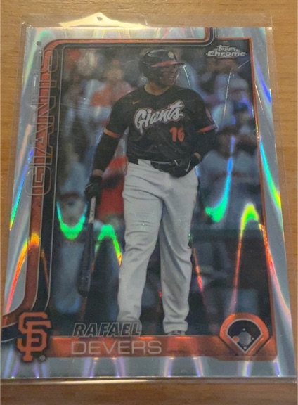 2025 Topps Chrome Update #USC105 Rafael Devers — front