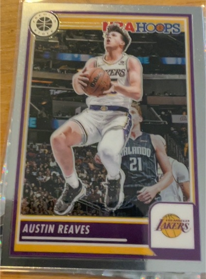 2023-24 Panini NBA Hoops Premium Stock #120 Austin Reaves — front
