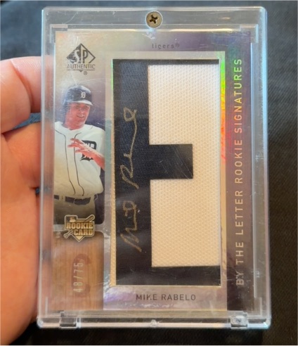 2007 SP Authentic By the Letter #146 Mike Rabelo — front